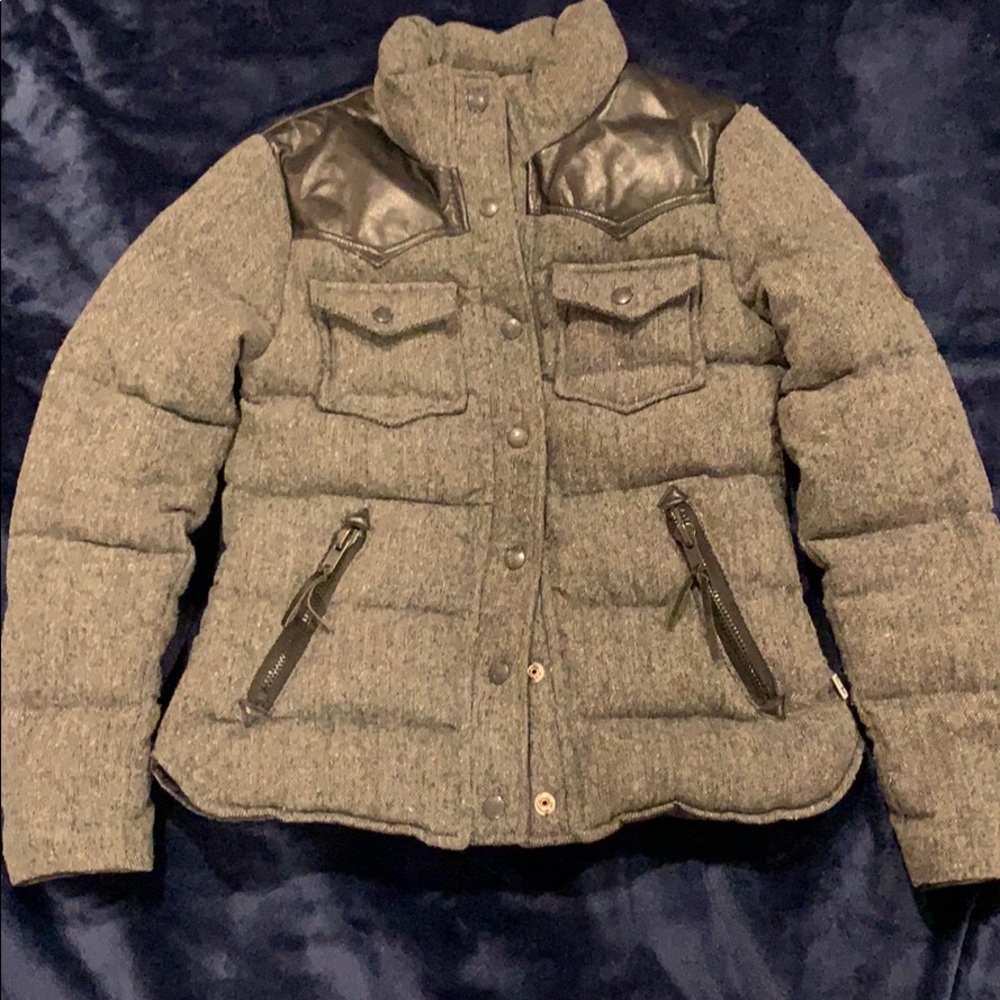 Women’s  Penfield Down Leather Tweed Jacket ❄️ ⛄️